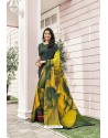 Classy Multi Colour Digital Printed Crepe Saree