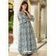 Latest Multi Colour Pure Muslin Printed Kurti With Palazzo