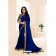 Royal Blue Thousand Butti Party Wear Saree