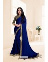 Royal Blue Thousand Butti Party Wear Saree