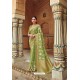 Green Banarasi Silk Heavy Embroidered Designer Saree