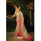 Golden Vichitra Silk Border Work Designer Saree