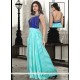 Fabulous Pure Georgette Embroidered Work Floor Length Gown