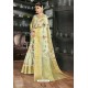 Decent Golden Art Silk Designer Digital Printed Saree