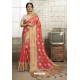 Red Art Silk Designer Digital Printed Saree