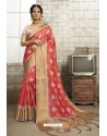 Red Art Silk Designer Digital Printed Saree