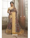 Multi Colour Art Silk Designer Digital Printed Saree