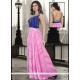 Prodigious Pure Georgette Embroidered Work Floor Length Gown