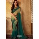 Multi Colour Nightingle Silk Designer Part Wear Saree