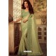 Green Rich Look Silk Designer Part Wear Saree