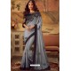 Grey Kiara Silk Designer Part Wear Saree