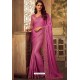Hot Pink Kiara Silk Designer Part Wear Saree