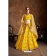 Yellow Mulberry Silk Sequins Embroidered Designer Lehenga Choli