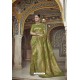 Green Meenakari Weaving Silk Designer Saree
