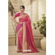 Rani Weaving Silk Jacquard Work Designer Saree