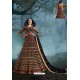 Black Net Embroidered And Stone Worked Anarkali Suit