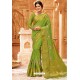 Parrot Green Weaving Silk Designer Saree