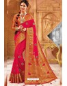 Rani Weaving Silk Designer Saree