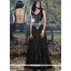 Monumental Net Brasso Black Resham Work Designer Gown