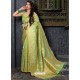 Green Banarasi Sona Chandi Silk Designer Saree