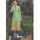 Green Rayon Printed Readymade Kurti