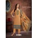 Mustard Cambric Cotton Printed Straight Suit