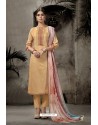 Cream Pure Jam Silk Straight Suit