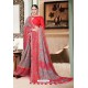 Multi Colour Semi Dola Silk Designer Saree