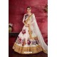 Off White Heavy Banglori Silk Designer Lehenga Choli