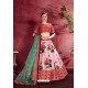 Pink And Red Heavy Banglori Silk Designer Lehenga Choli