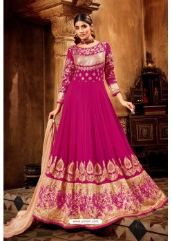 Rani Pure Georgette Designer Anarkali Suit