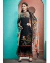 Black Pure Cambric Cotton Palazzo Suit