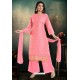 Light Pink Chanderi With Heavy Work Palazzo Suit