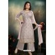 Taupe Chanderi With Heavy Work Palazzo Suit