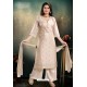 Light Brown Chanderi With Heavy Work Palazzo Suit