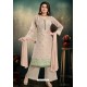 Amazing Light Brown Chanderi Palazzo Suit