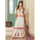 Cream Zobra Embroidered Palazzo Suit