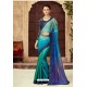 Multi Colour Silk Georgette Designer Saree