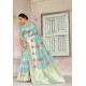 Sky Blue Weaving Zari Silk Designer Saree