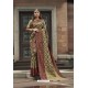 Fantastic Multi Colour Pure Zari Weaving Silk Designer Saree