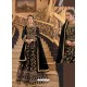 Black Soft Net Embroidered Anarkali Suit