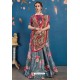 Grey And Multi Colour Art Silk Digital Printed Lehenga Choli