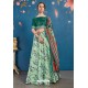 Sea Green Art Silk Digital Printed Lehenga Choli