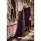 Purple Faux Georgette Designer Straight Suit