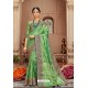 Green Silk Weaving Worked Designer Saree