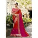 Multi Colour Silk Satin Georgette Designer Party Wear Saree