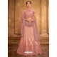 Peach Satin Silk Designer Lehenga Choli