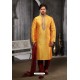 Radiant Yellow Art Banarasi Silk Kurta Pajama