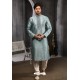 Silver Art Banarasi Silk Kurta Pajama