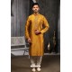 Amazing Yellow Art Banarasi Silk Kurta Pajama